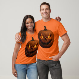Scary Halloween Pumpkin T Shirt