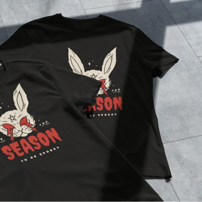 Scary Halloween Rabbit T Shirt (Skapare uppladdad)