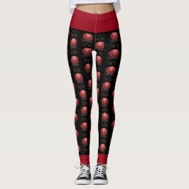 Scary Halloween Skull Leggings