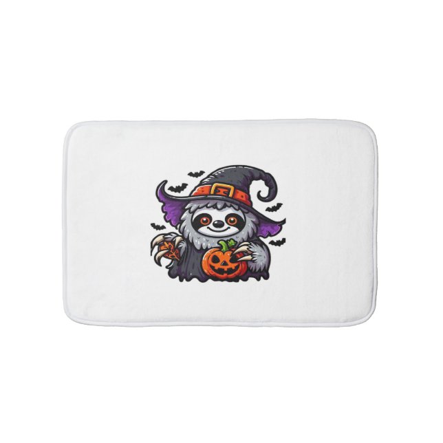 Scary Halloween Sloth Witch Hat Costume Spooky Sea Badrumsmatta (Framsidan)