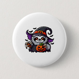 Scary Halloween Sloth Witch Hat Costume Spooky Sea Knapp