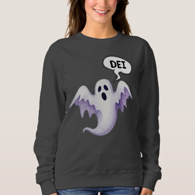 Scary Halloween spökDEI T Shirt (Framsida)