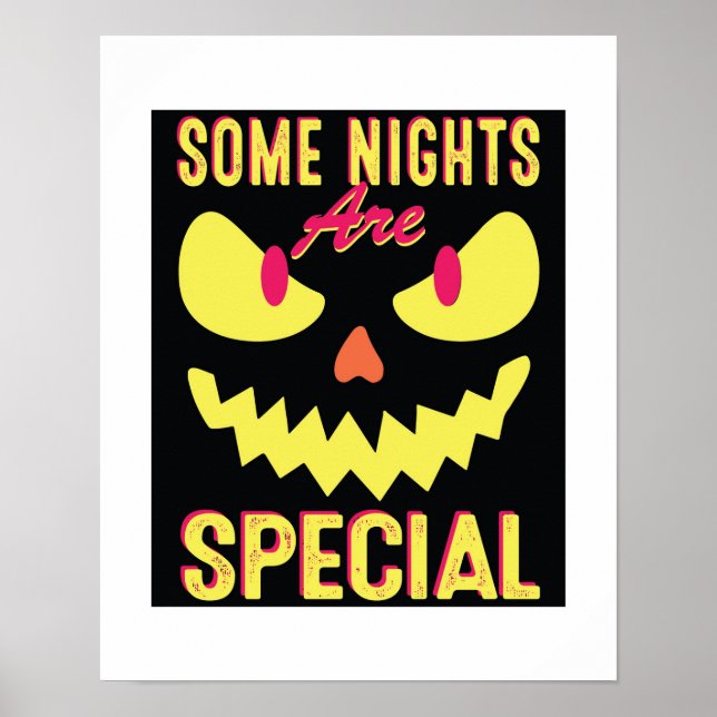 Scary halloween Stretched Kanvastryck Poster (Framsidan)