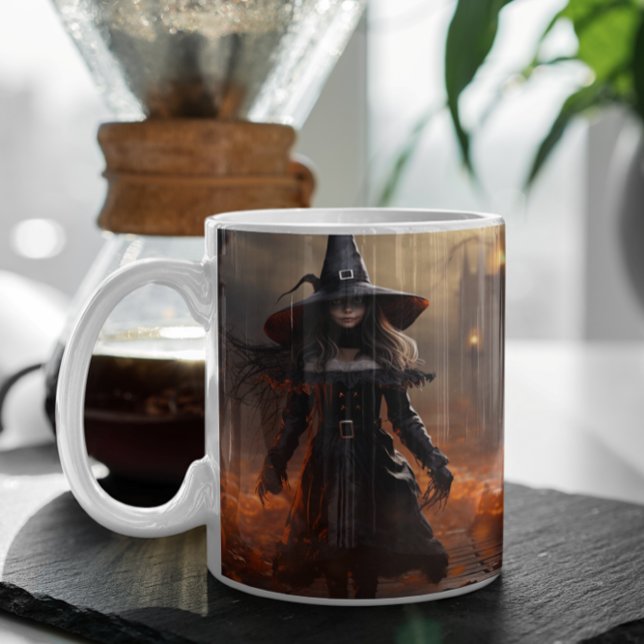 Scary Halloween Witch 24 Mugg (Scary Halloween Characters version 24 Mug
)