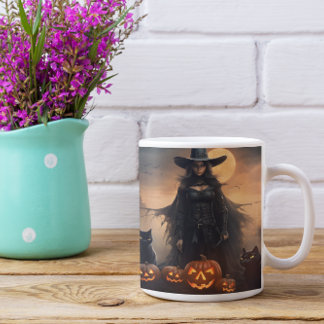 Scary Halloween Witch 28 Mugg