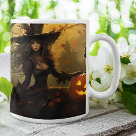 Scary Halloween Witch 29 Mugg
