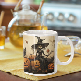 Scary Halloween Witch 34 Mugg