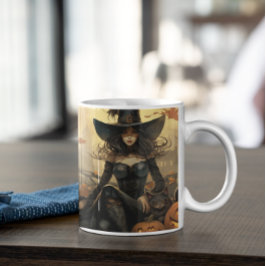 Scary Halloween Witch 38 Mugg