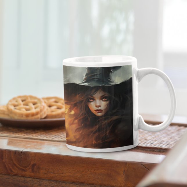 Scary Halloween Witch 6 Mugg (Scary Halloween Characters version 6 Mug
)