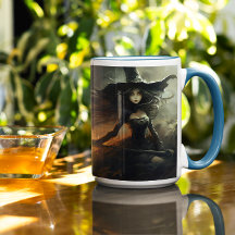 Scary Halloween Witch 7 Mugg