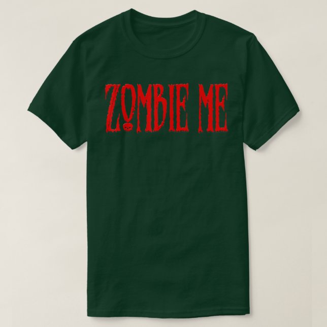 Scary Halloween Zombie Me Graphic  T Shirt (Design framsida)