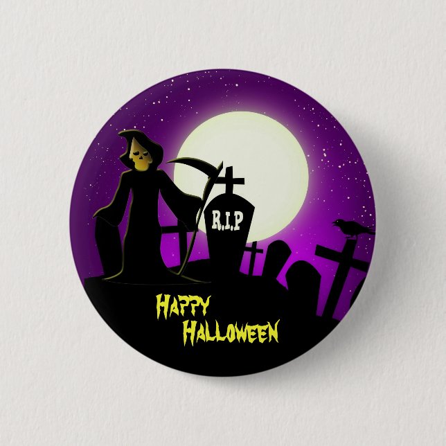 Scary Happy halloween Knapp (Framsida)