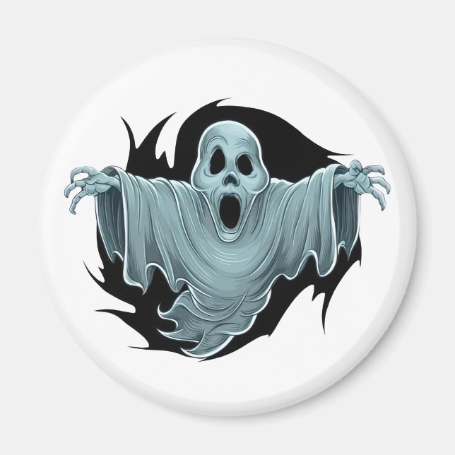 Scary Haunting Ghost Magnet (Framsidan)