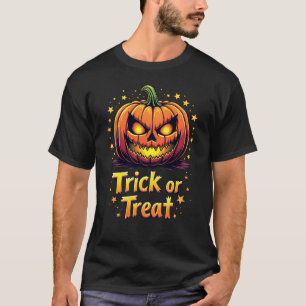 Scary Jack O' Lantern Bus eller godis T-Shirt
