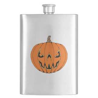Scary Jack-o'-Lantern Halloween Design Fickplunta