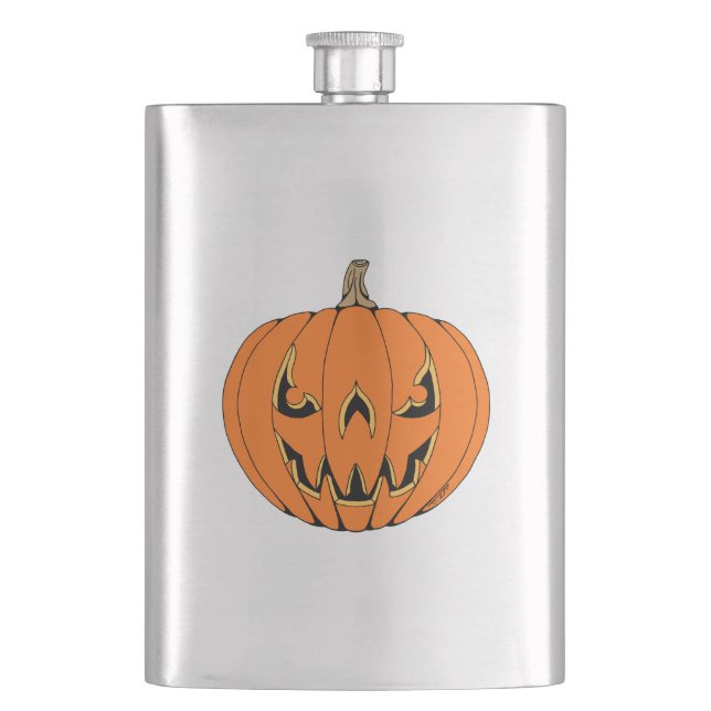 Scary Jack-o'-Lantern Halloween Design Fickplunta (Framsidan)
