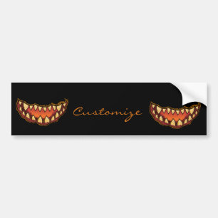 Scary Jack o'lantern le Thunder_Cove Bildekal