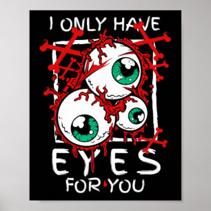 Scary, jag har bara Ögon till dig Eyell Halloween Poster