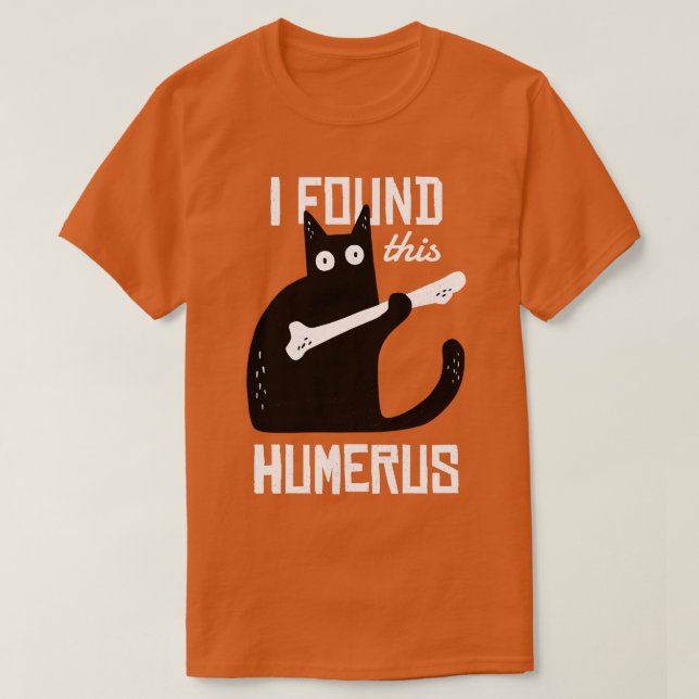 Scary, jag hittade den här humoriserade katten sva t shirt (Design framsida)