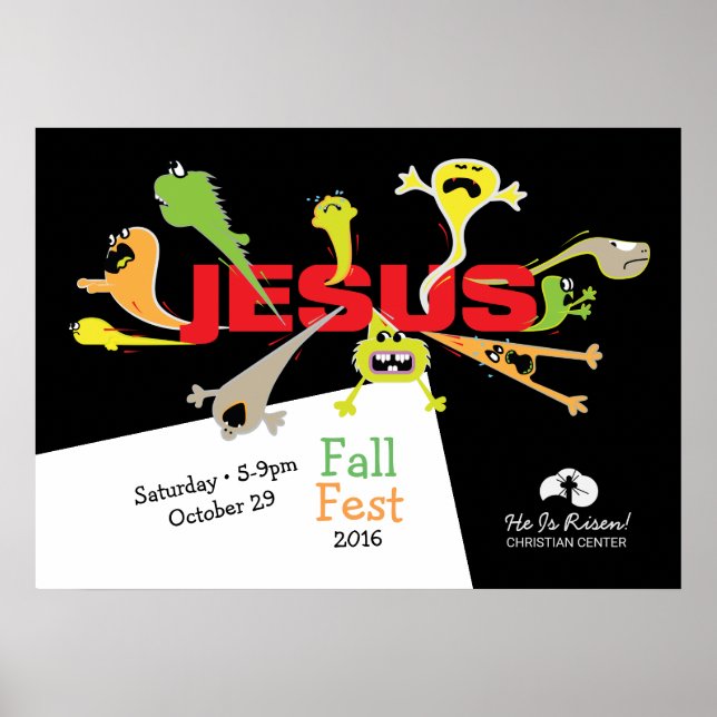 Scary Jesus Poster (Framsidan)