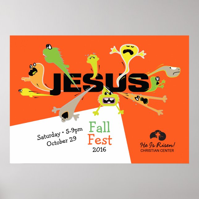 Scary Jesus Poster (Framsidan)