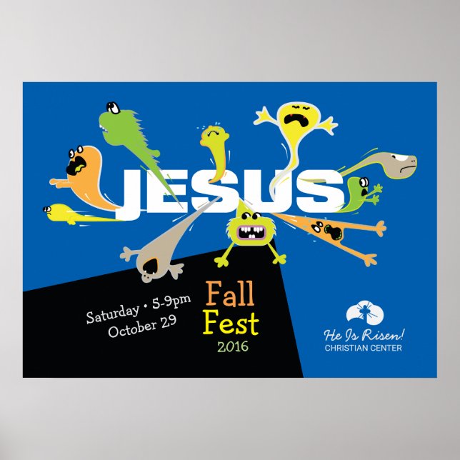 Scary Jesus Poster (Framsidan)
