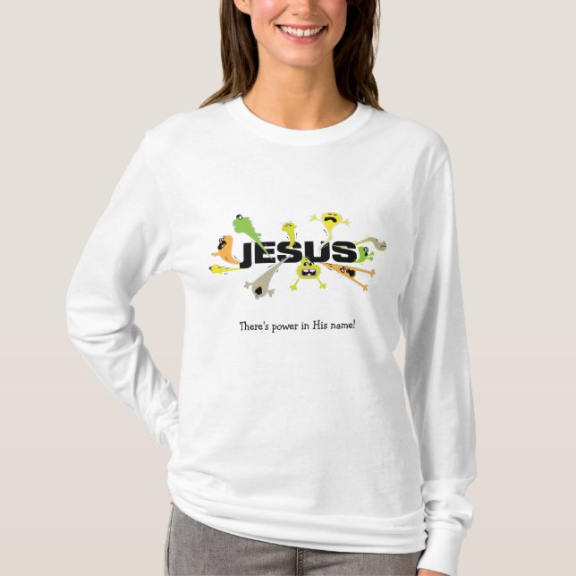 Scary Jesus Tee Shirt (Framsida)