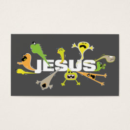 Scary Jesus Visitkort
