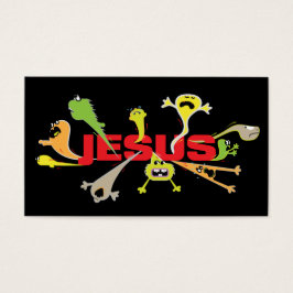 Scary Jesus Visitkort