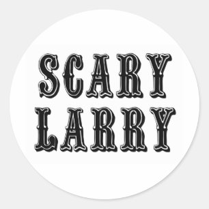 Scary Larry Runt Klistermärke