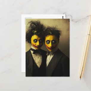 Scary Lemon People Vykort