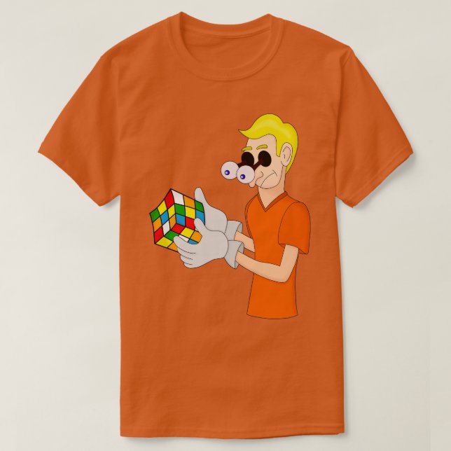 Scary Magic Cube T Shirt (Design framsida)