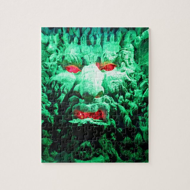 Scary Mask Ansikte i Sten Ansikte Pussel (Vertikal)