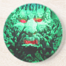 Scary Mask Ansikte i Sten Ansikte Underlägg