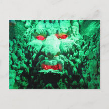 Scary Mask Ansikte i Sten Ansikte