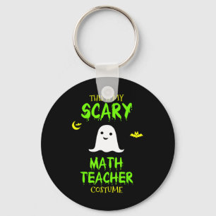 Scary Math Teacher Costume Halloween Lazy Easy Chr Nyckelring