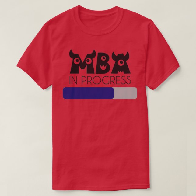 Scary MBA pågår pub T Shirt (Design framsida)