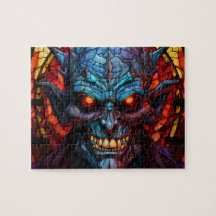 Scary Monster Demon Halloween Jigszle puzzle