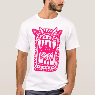Scary Monster - Neon Red T-shirt