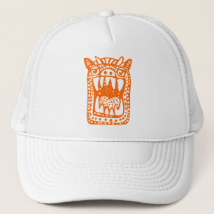 Scary Monster - Orange Truckerkeps