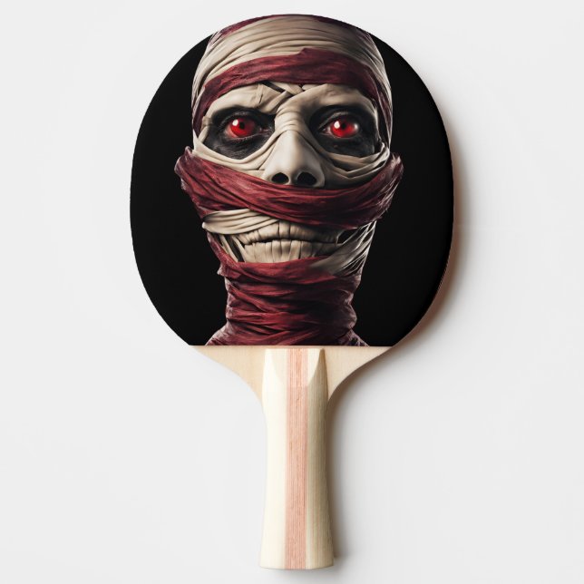 Scary Mummy Demon Halloween Pingisracket (Framsidan)