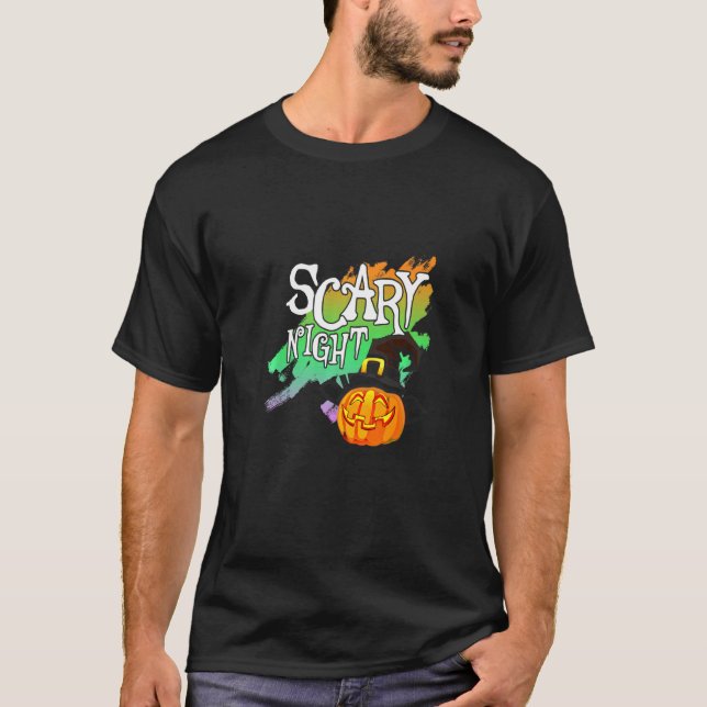 Scary Night T Shirt (Framsida)