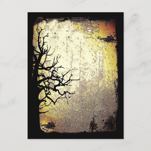 Scary Night Vykort (Framsida)