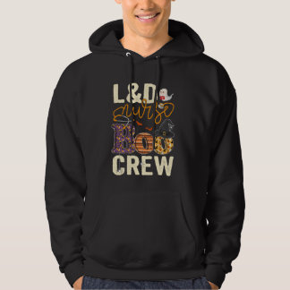 Scary Nurse Halloween Ghost Spider L&D Nurse Boo C Hoodie