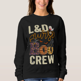 Scary Nurse Halloween Ghost Spider L&D Nurse Boo C T Shirt