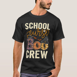 Scary Nurse Halloween Ghost Spider School Nurse Bo T Shirt