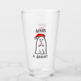 Scary och Bright Candy cane Ghost Glaskopp