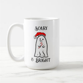 Scary och Bright Candy cane Ghost Kaffemugg