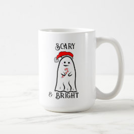 Scary och Bright Candy cane Ghost Kaffemugg