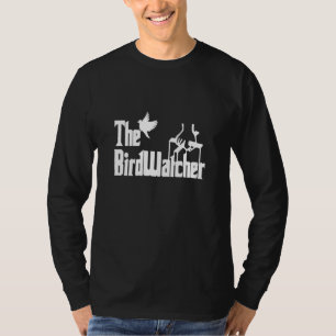 Scary of Bird Watcher Ornitholog Fågelskådning T Shirt